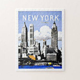 Reisen nach New York Amerika Vintag Puzzle