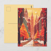 Reisen nach New York City Postkarte (Vorne/Hinten)