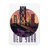 Reisen nach New York Magnet (Vertikal)