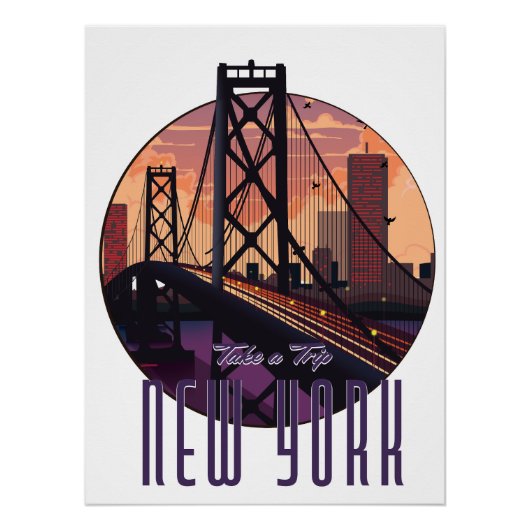 Reisen nach New York Poster (Vorderseite)