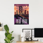 Reisen nach New York Poster (Heimbüro)