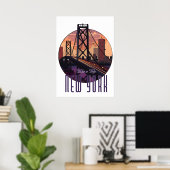Reisen nach New York Poster (Heimbüro)