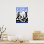 Reisen nach New York Vintag Poster (Küche)