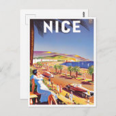Reisen nach Nice France Postkarte (Vorne/Hinten)