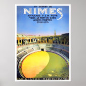 Reisen nach Nimes France Poster (Vorne)