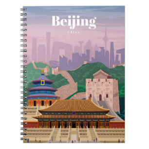 Reisen nach Peking China Notizblock