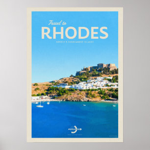 Reisen nach Rhodos Poster