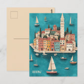 Reisen nach Rovinj Kroatien Postkarte (Vorne/Hinten)