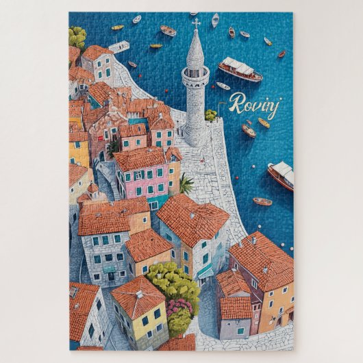 Reisen nach Rovinj Kroatien Puzzle (Vertikal)