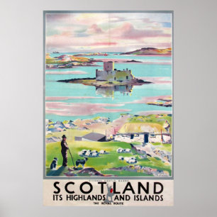 Reisen nach Schottland Poster