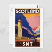 Reisen nach Schottland Postkarte (Vorne/Hinten)