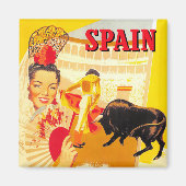 Reisen nach Spanien Magnet (Vorne)