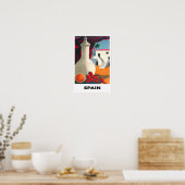 Reisen nach Spanien Poster (Küche)