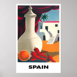 Reisen nach Spanien Poster