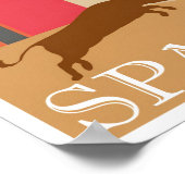 Reisen nach Spanien Poster (Ecke)