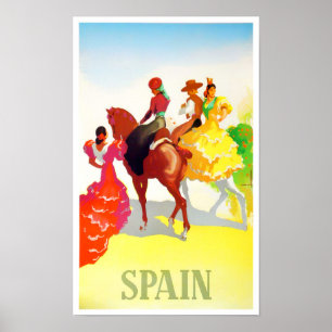 Reisen nach Spanien Poster