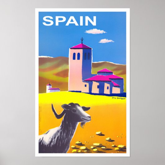 Reisen nach Spanien Poster (Vorne)