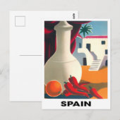 Reisen nach Spanien Postkarte (Vorne/Hinten)