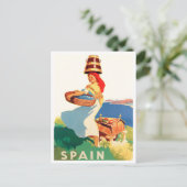 Reisen nach Spanien Postkarte (Stehend Vorderseite)