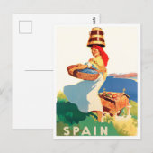 Reisen nach Spanien Postkarte (Vorne/Hinten)