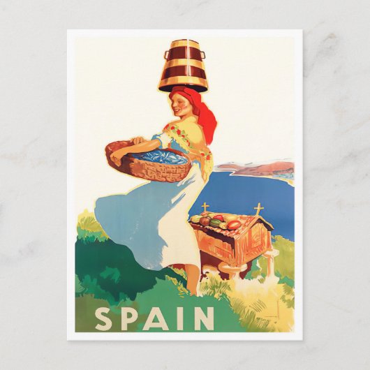 Reisen nach Spanien Postkarte (Vorderseite)