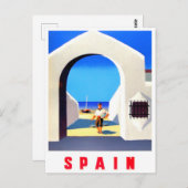Reisen nach Spanien Postkarte (Vorne/Hinten)