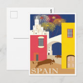 Reisen nach Spanien Postkarte (Vorne/Hinten)