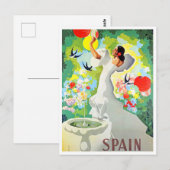 Reisen nach Spanien Postkarte (Vorne/Hinten)