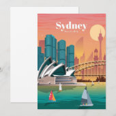 Reisen nach Sydney Australien Programm (Vorne/Hinten)