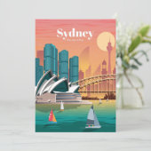 Reisen nach Sydney Australien Programm (Stehend Vorderseite)