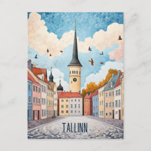 Reisen nach Tallinn Estland Postkarte