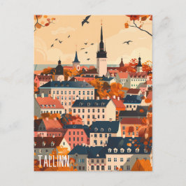 Reisen nach Tallinn Postkarte