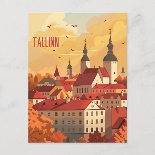Reisen nach Tallinn Postkarte (Vorderseite)
