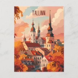 Reisen nach Tallinn Postkarte