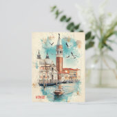 Reisen nach Venedig Italien Postkarte (Stehend Vorderseite)