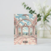 Reisen nach Wien Österreich Postkarte (Stehend Vorderseite)