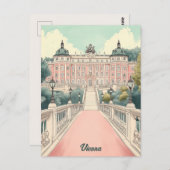 Reisen nach Wien Österreich Postkarte (Vorne/Hinten)