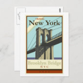 Reisen New York Postkarte (Vorne/Hinten)