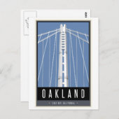 Reisen Oakland Postkarte (Vorne/Hinten)
