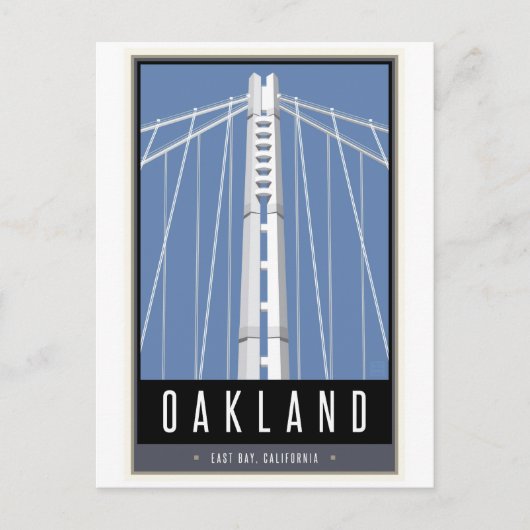 Reisen Oakland Postkarte (Vorderseite)