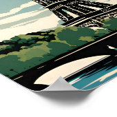 Reisen Paris Poster (Ecke)
