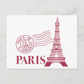 Reisen Paris Postkarte