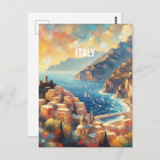 Reisen Postkarte (Vorne/Hinten)