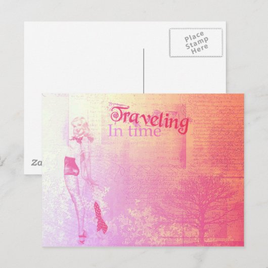 Reisen Postkarte (Vorne/Hinten)