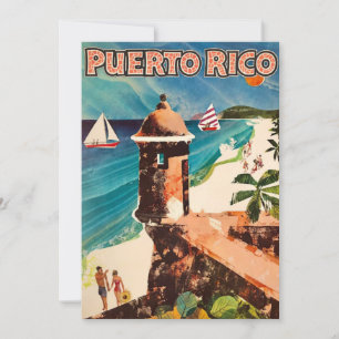 Reisen Puerto Rico 5x7 große Postkarte