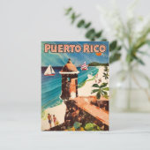 Reisen Puerto Rico Postkarte (Stehend Vorderseite)