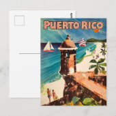 Reisen Puerto Rico Postkarte (Vorne/Hinten)
