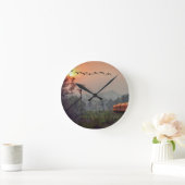 Reisen Runde Wanduhr (Zuhause)