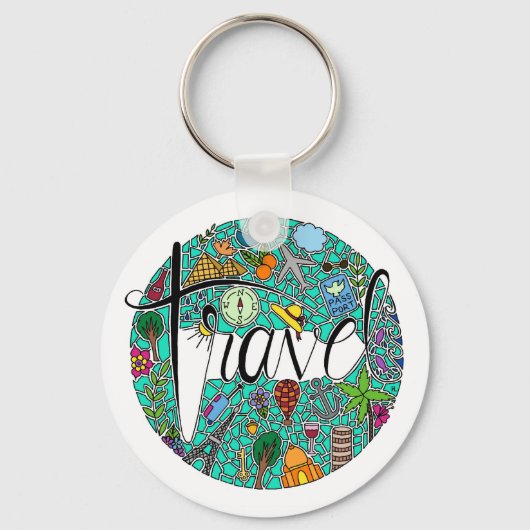 Reisen Schlüsselanhänger (Vorderseite)