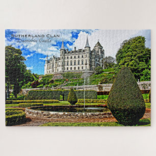 Reisen Schottland Dunrobin Castle, Sutherland Clan Puzzle